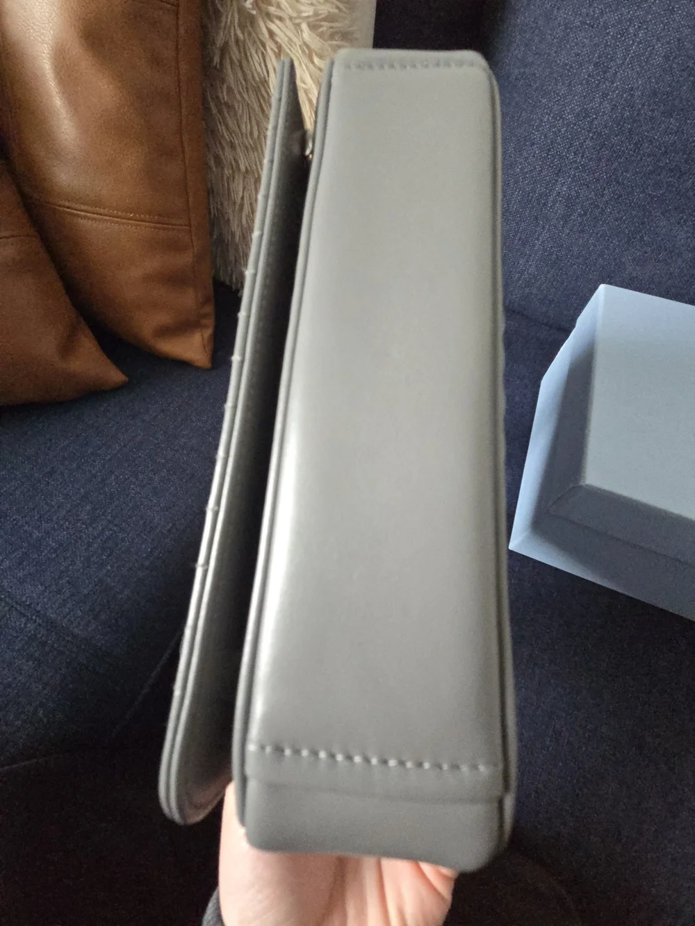 Prada Diagramme Bag Dark Gray